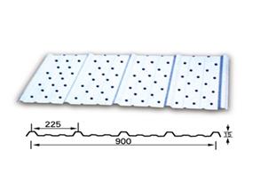 冲空吸音型彩钢板-冲孔吸音彩钢板