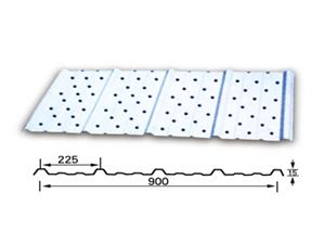冲空吸音型彩钢板-冲孔吸音彩钢板