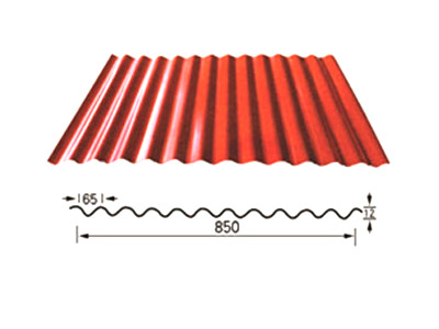850型压型钢板-弧形彩钢板