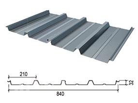 V840型彩钢板-V840隐藏彩钢板