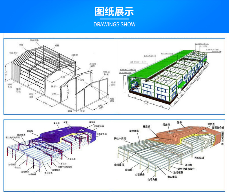 钢结构厂房图纸